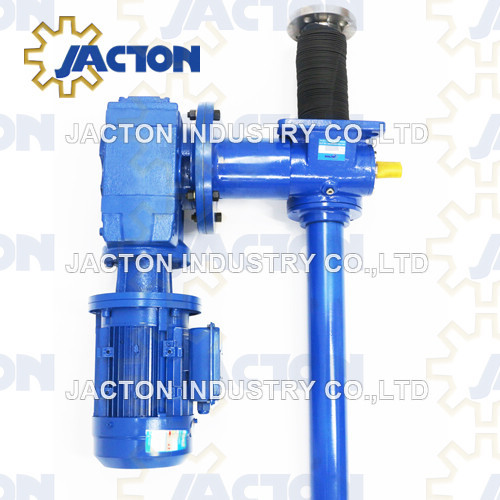 Inverted 10 Ton Electric Screw Jack 40" With A 220v Single Phase Motor