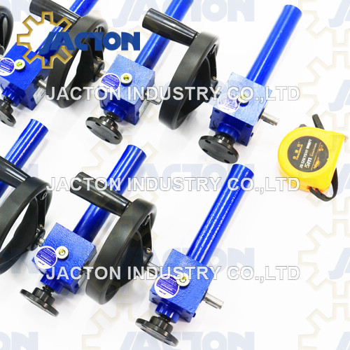 Miniature Worm Gear Manual Screw Jacks 5 Kn 5:1 2" Manual Mini Screw Jacks