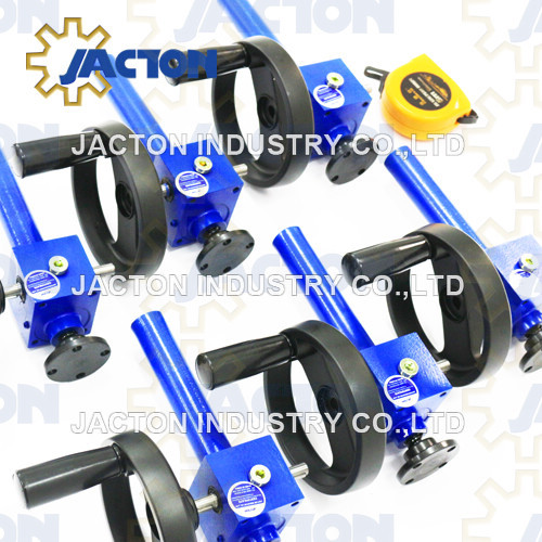 Miniature Worm Gear Manual Screw Jacks 5 Kn 5:1 2" Manual Mini Screw Jacks