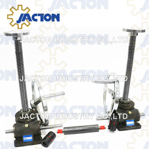 2.5 Ton Manual Acme Screw Jacks For Crank Table Or Desk Hand Wheel Screw Jack