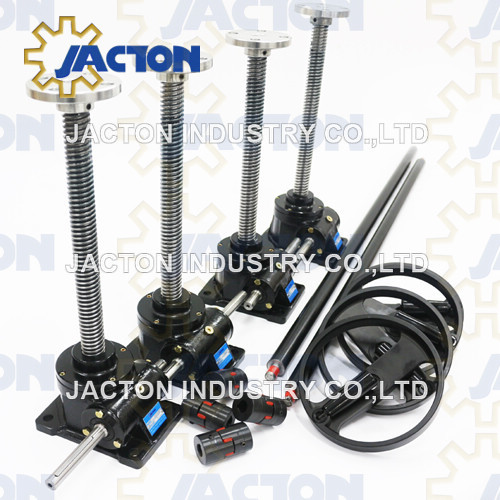 2.5 Ton Manual Acme Screw Jacks For Crank Table Or Desk Hand Wheel Screw Jack