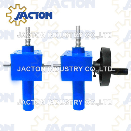 Hand Operated Lifting Screw Jacks 50 Kn Force 150 Length With Position Indicator