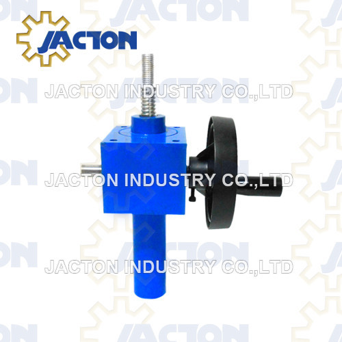Hand Operated Lifting Screw Jacks 50 Kn Force 150 Length With Position Indicator