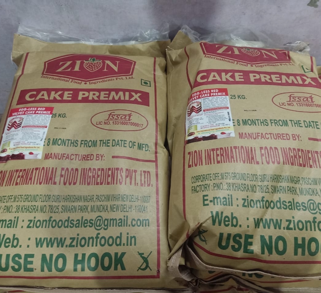 Egg-less Red Velvet Cake Premix - Additional Ingredient: Vanilla