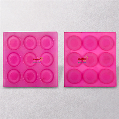 Green Square Shape Silicone Soap Mould