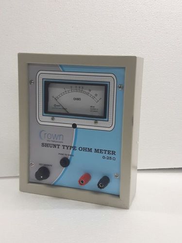 Shunt Type Ohm Meter Portable Machine Weight: 300 Gram (G)