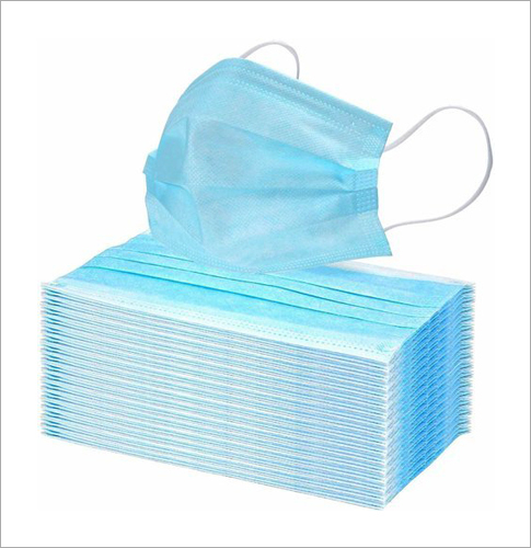 Non Woven Face Mask - 3 Ply, Free Size | Disposable, Ear Loop Mount, Non-latex, Non-pvc, Dehp-free, Suitable For Hospital Use