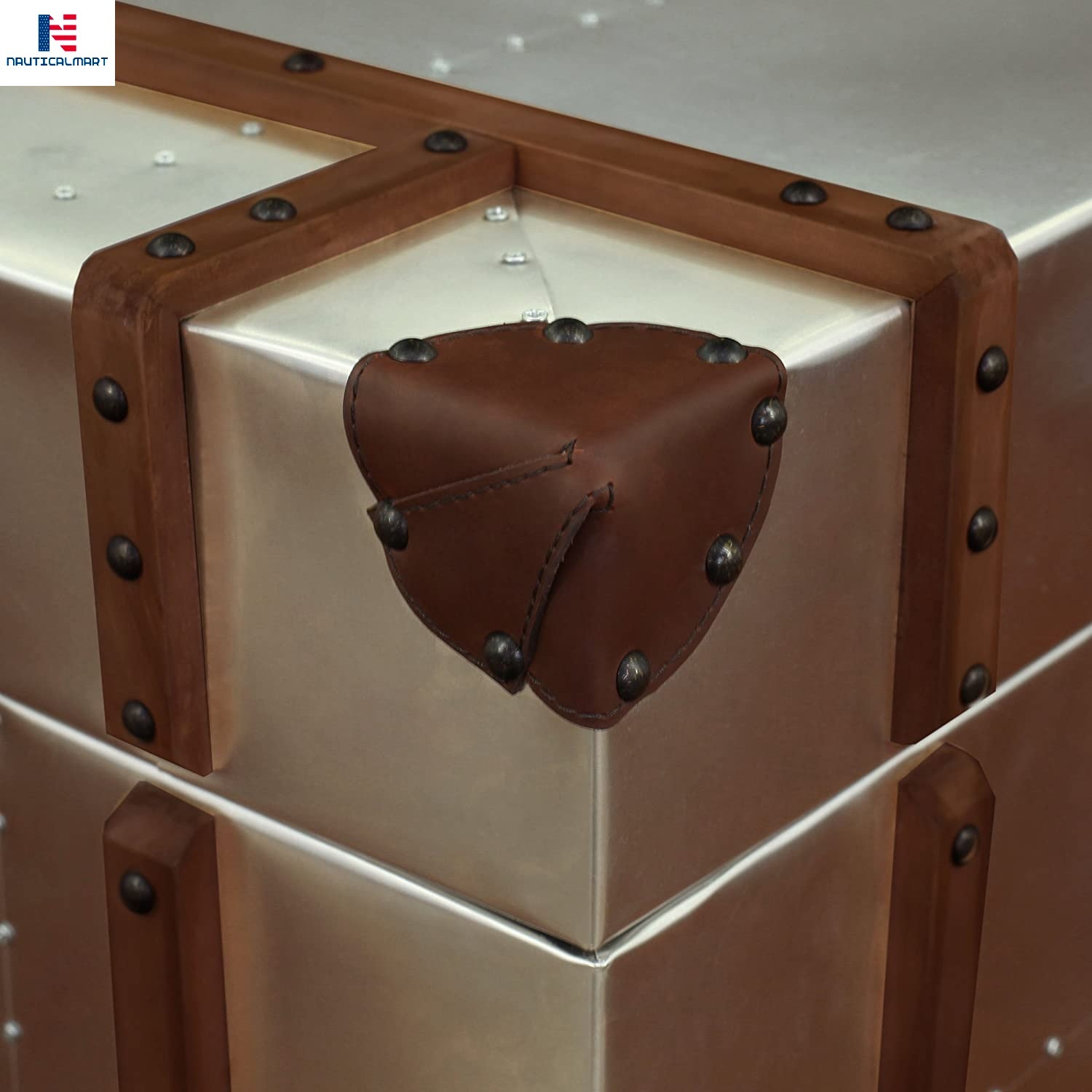 Commander Aluminum Storage Trunk Coffee Table