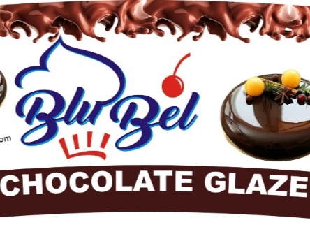 Blu-bel Chocolate Glaze - 4kg Powder, Vanilla Infused Flavor, 16kg Box with 2-Year Shelf Life