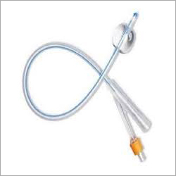 Silicone Foley Balloon Catheter - Silicone Material, Various Sizes, Transparent Color | Disposable Type For Hospital And Clinic Use