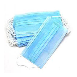 Surgical Disposable Face Mask - Non Woven Material, Sky Blue Color | Easy to Dispose, Comfortable Fit with Ear Loops