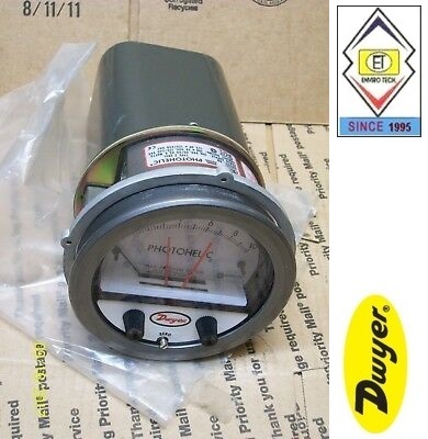 Dwyer A3215 Photohelic Pressure Switch Gauge Range 0-15 Psi Measure Pressure Of: Gas
