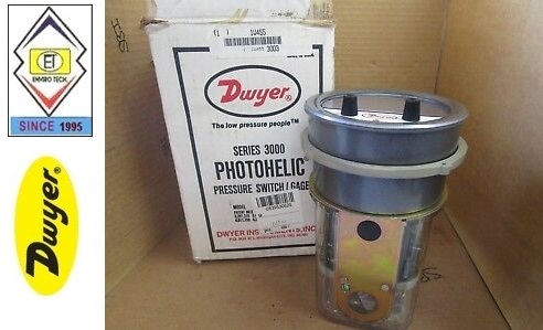 Dwyer A3215 Photohelic Pressure Switch Gauge Range 0-15 Psi Measure Pressure Of: Gas