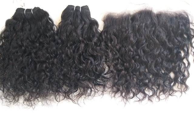 Weaving Natural Deep Curly Human Hair