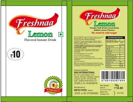 Lemon Juice Pouch
