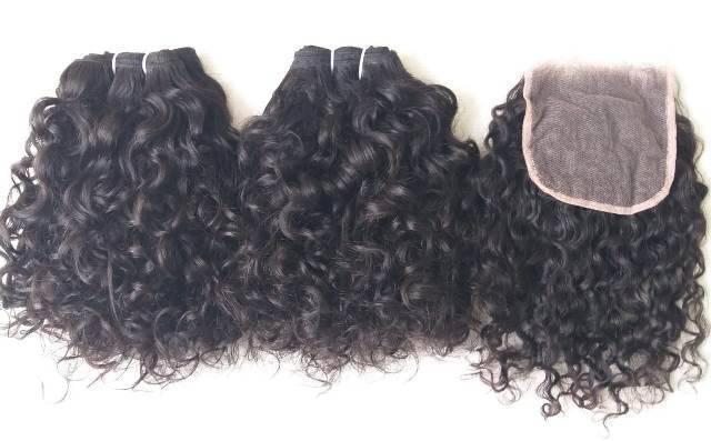Natural Curly And Lace Closure - 4x4 Swiss Transparent Lace, 100% Unprocessed Brazilian Remy Hair, 10-34 Inch Lengths, Soft And Tangle-free, Colorable And Dyeable, Natural Look And Long Lasting