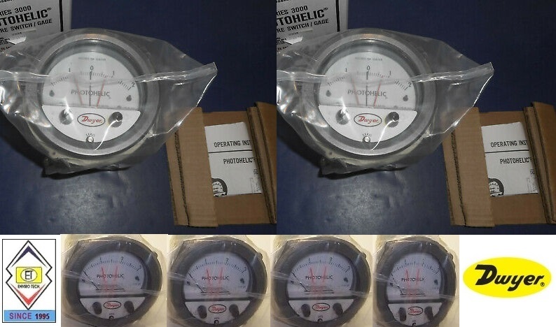 Dwyer A3230 Photohelic Pressure Switch Gauge Range 0-30 Psi Diameter: 4" (101.6 Mm) Dial Face