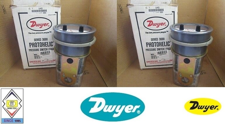 Dwyer A3230 Photohelic Pressure Switch Gauge Range 0-30 Psi Diameter: 4" (101.6 Mm) Dial Face