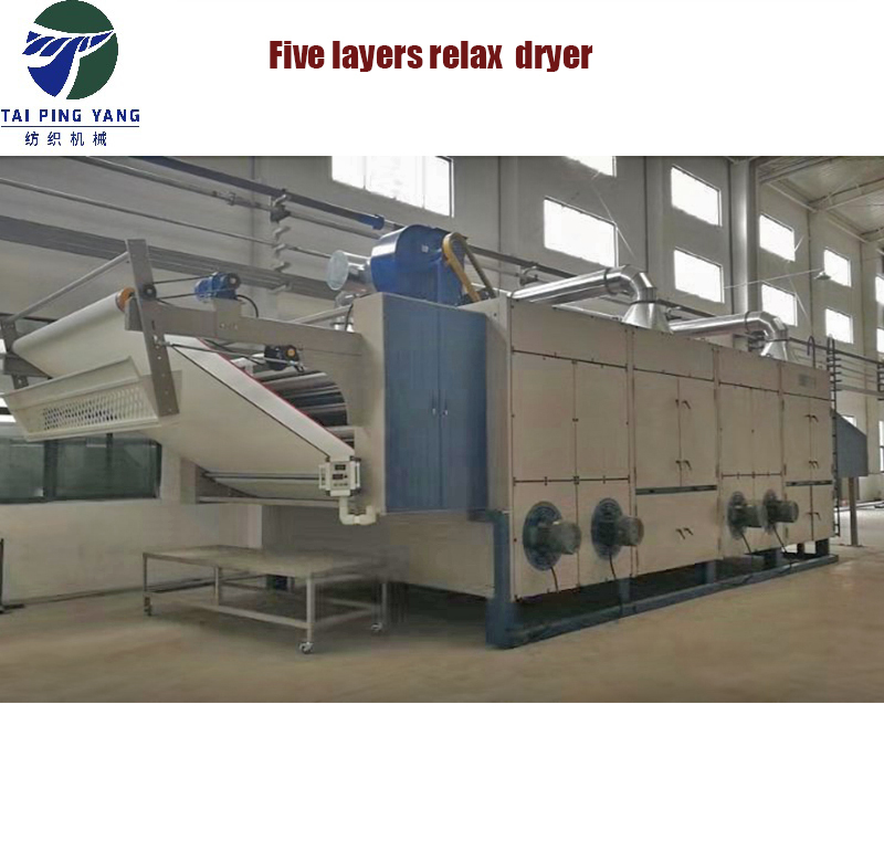 Thermal Oil Natural Gas Steam Heated Tensionless Dryer Applicable Material: Woven.knitting .Wool
