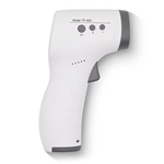 Non Contact Infrared Thermometer - Automatic, White | Quick One-click Body Temperature Measurement, Lcd Display, High Temp Alarm, 32 Readings Memory