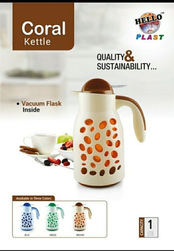 Tea Kettle - Glass Inner Layer, 1000ml | Stylish and Multi-Functional, Keeps Liquids Hot & Cold, Ideal Corporate Gift