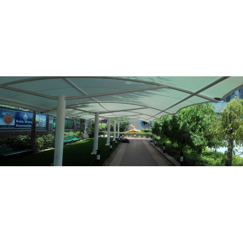 Cantilevers Tensile Structures - Versatile Fabric Canopy | Ideal for Carport, Hotel, Restaurant, House, Workshop, and More, Custom Colors Available