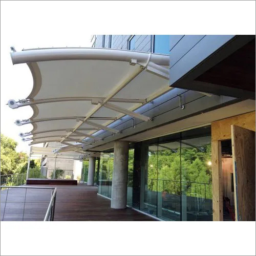 Walkway Covering Structure - Steel Material, Efficient Area Coverage for Residential and Commercial Use | UV Protection 95-100%, Versatile for Various Settings