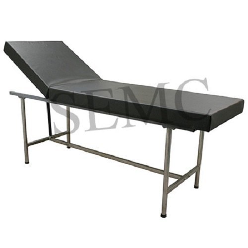 Hospital Examination Table - Metal, 1016x762x508 mm | Black, Suitable for Hospital Patients