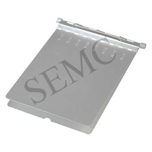 Patient Chart Holder - Aluminum, 203.2 X 152.4 X 25.4 Mm, Silver | Holds 100 Sheets, Thumb Notched, User-friendly Spring Mechanism