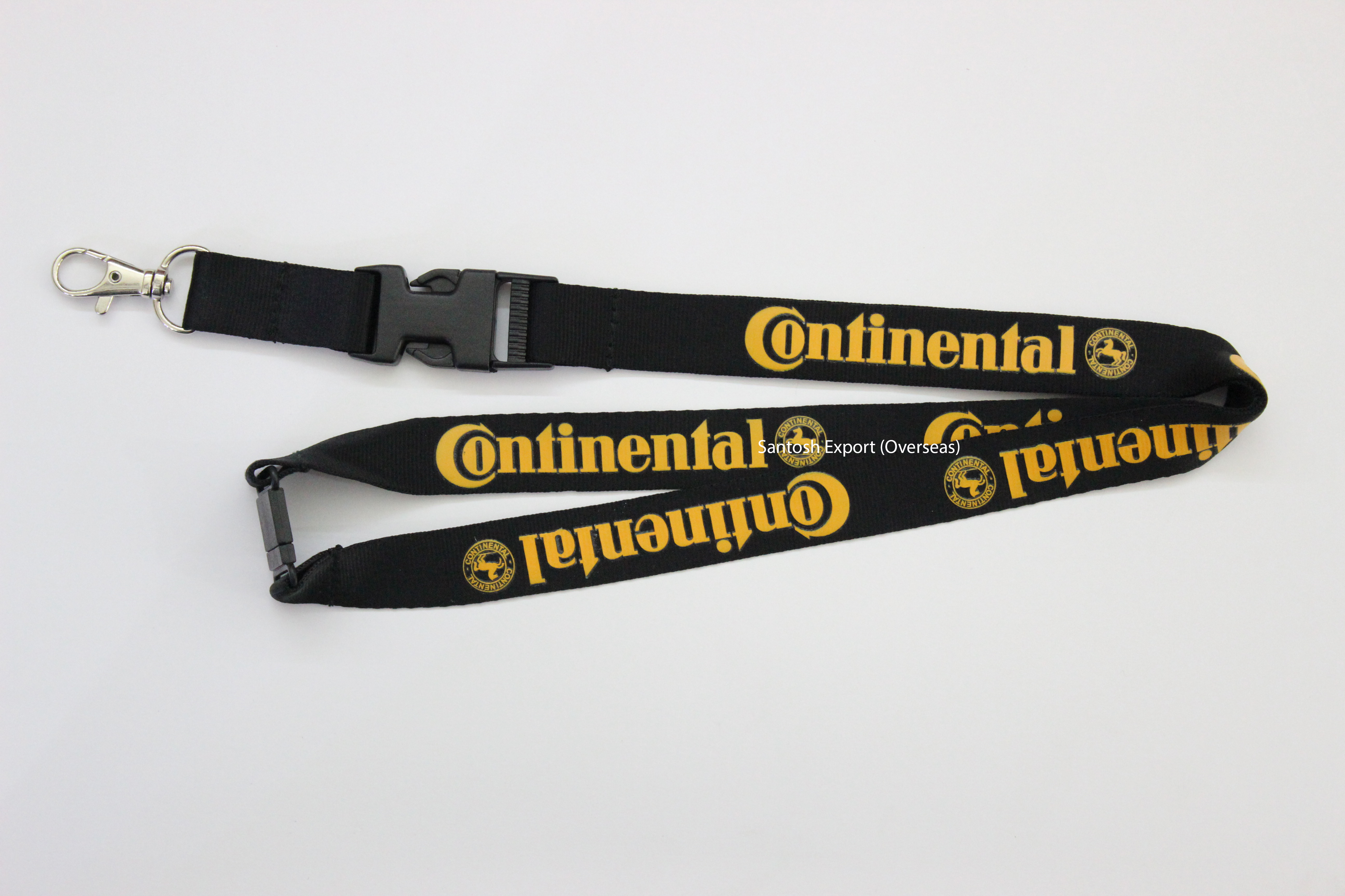 Neck Lanyard - Fabric, 90 Cm, Various Colors | Custom Logo Options, Printed/woven/reflective/embroidered, Includes Holder & Id Card