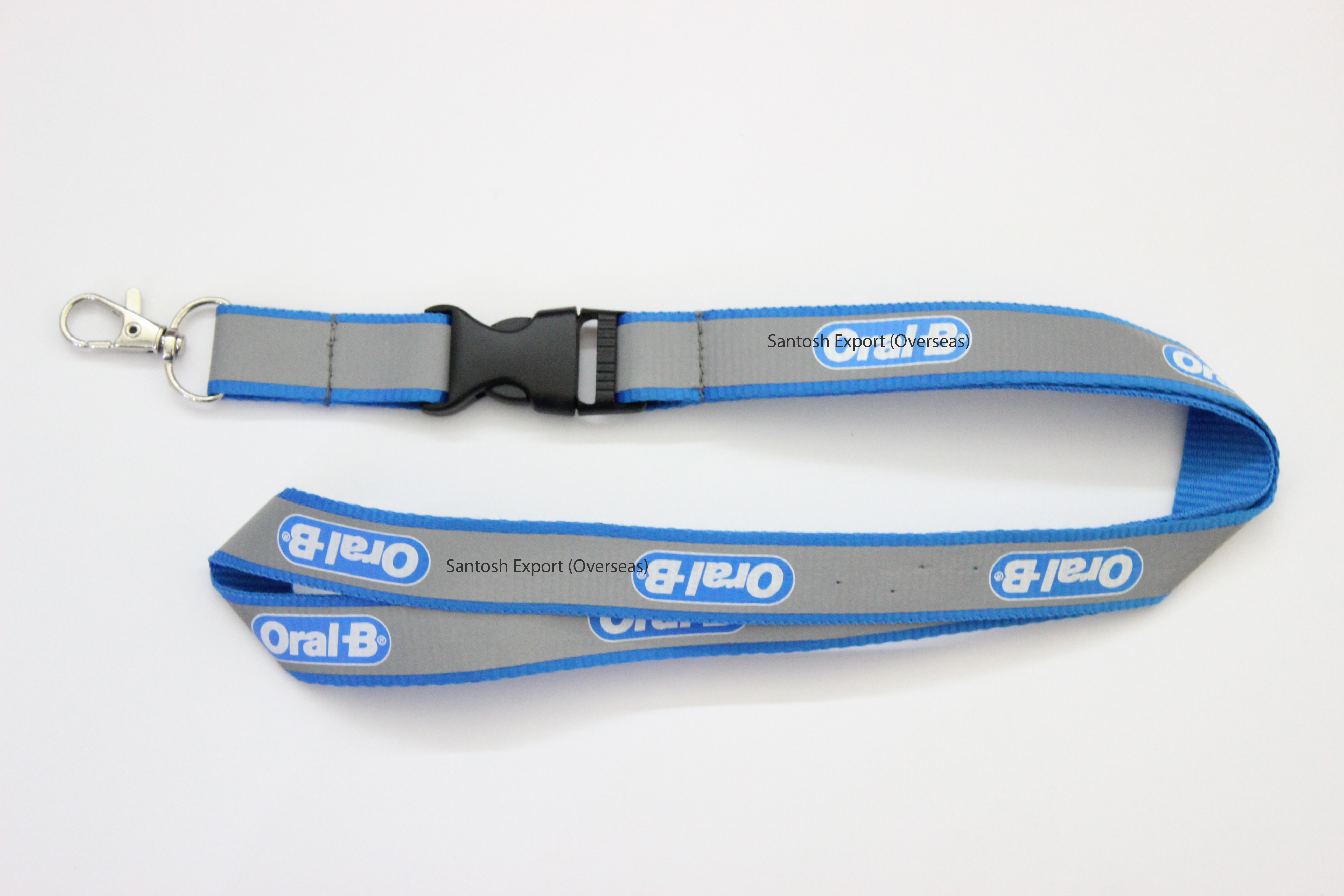 Neck Lanyard - Fabric, 90 Cm, Various Colors | Custom Logo Options, Printed/woven/reflective/embroidered, Includes Holder & Id Card