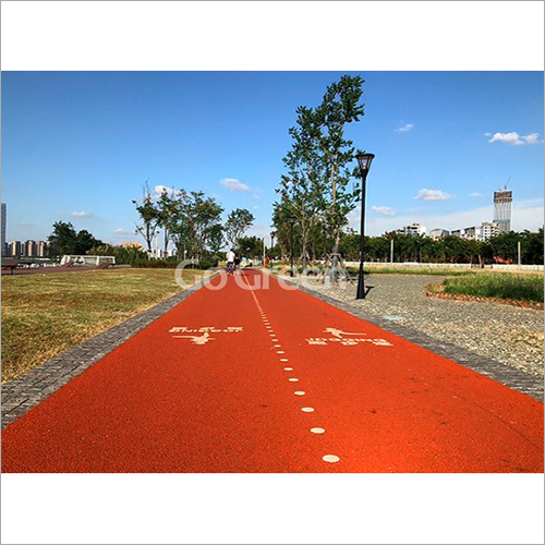 Red Cold Mix Color Asphalt