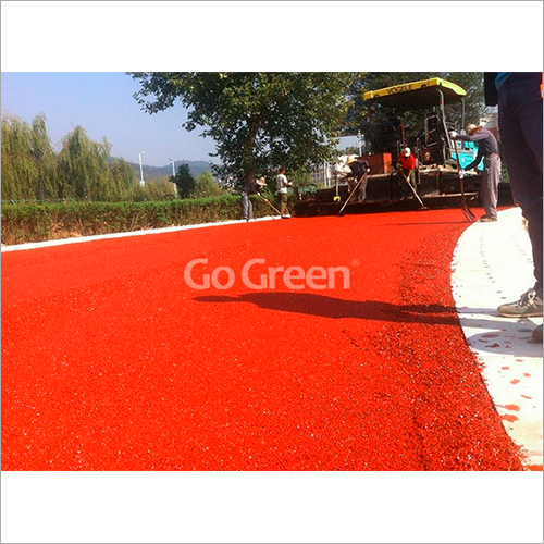 Red Cold Mix Color Asphalt