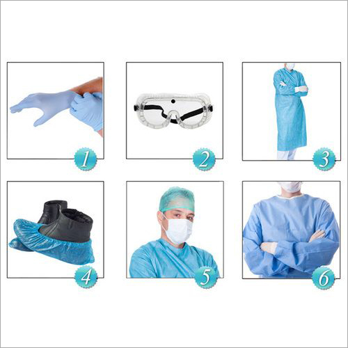 एक बार उपयोग के लिए PPE किट