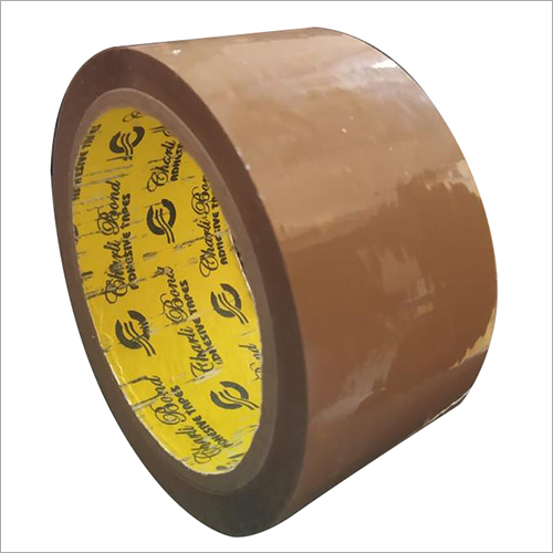 Brown BOPP Tape - 40-200 Meter Length, Brown Color | Single-Sided Hot Melt Adhesive, High Adhesion, Durable Packaging Solution