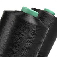Polyester Textured Yarn - 100% Polyester, Plain Black Color | Light in Weight, Dope Dyed for Sewing and Weaving
