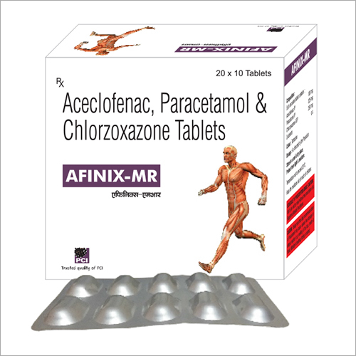 Aceclofenac Paracetamol And Chlorzoxazone Tablets