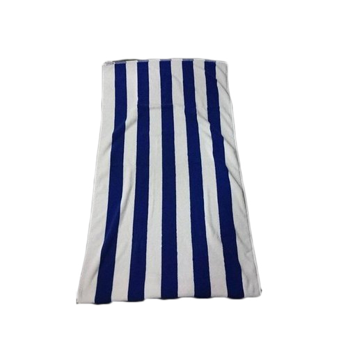 Striped Pool Towel - 100% Cotton, 36x72 Inch Rectangle | Quick Dry Feature for Adults