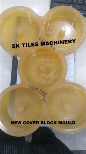 Cover Block Mould - Silicone Pvc, 20 & 25 Cavity, Yellow Color | Durable, Low Maintenance, Easy Installation, Smooth Finish