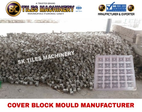 Cement Block Mould - Plastic Material, Size: 20, 25, Color: Yellow, Mold Base: Silicone PVC | Cavity: 20, 25, Mould Life: 3 Years, Weight: 3 kg