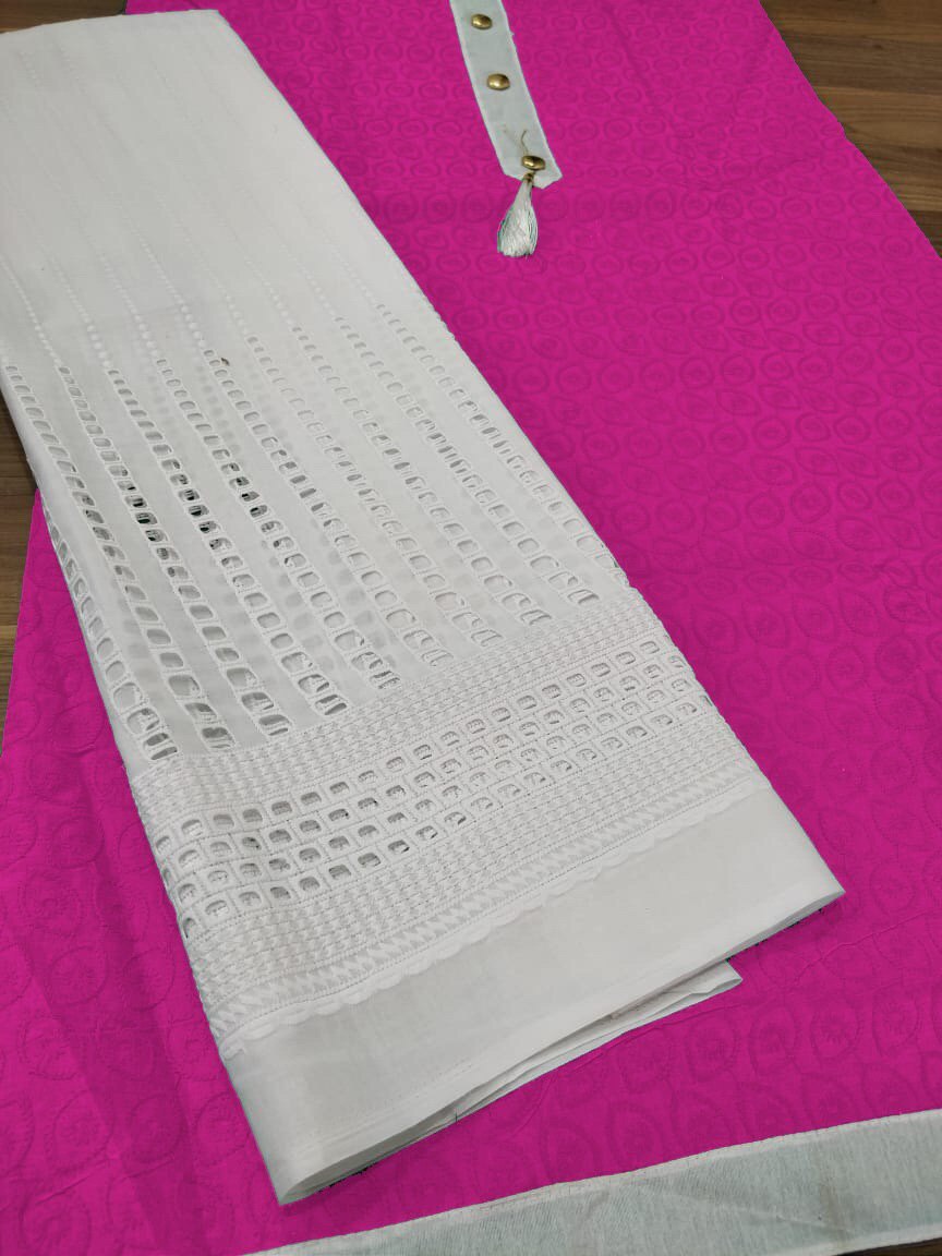 Multi Chikan Dress