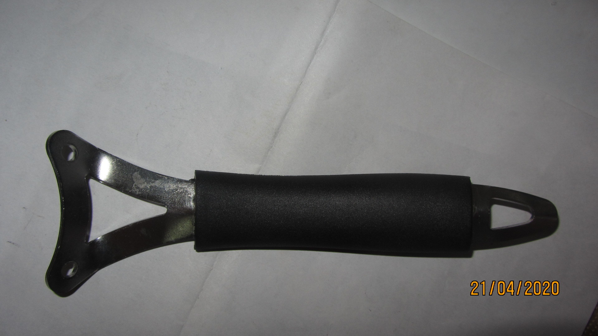 Moulded Bakelite Handle - 2mm Thick Steel Patti, High Quality Cookware Compatibility