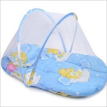 Cotton Blue Baby Mosquito Bedding Net