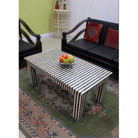 Bone Inlay Coffee Table