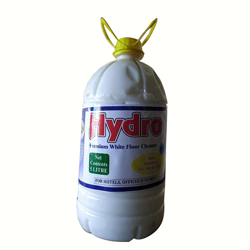 White Floor Cleaner - Liquid, 5 L Bottle | Up to 36 Months Shelf Life, Ideal for All Floor Types