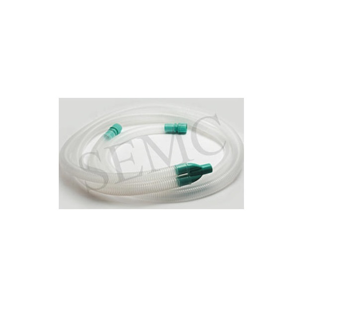 Plastic Plain Ventilator Circuit Color Code: Green