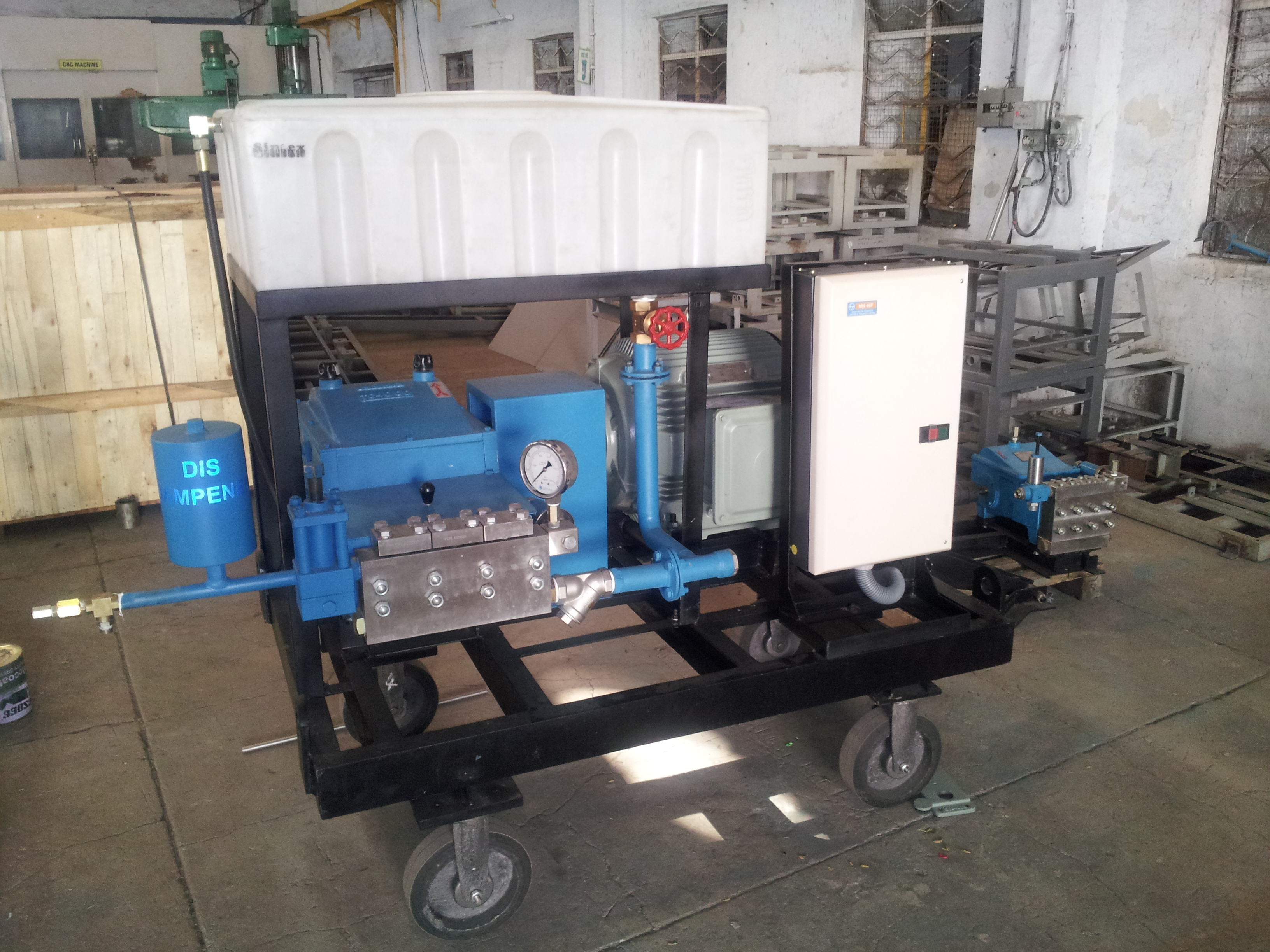 High Pressure Cleaner Capacity: Tba M3/hr