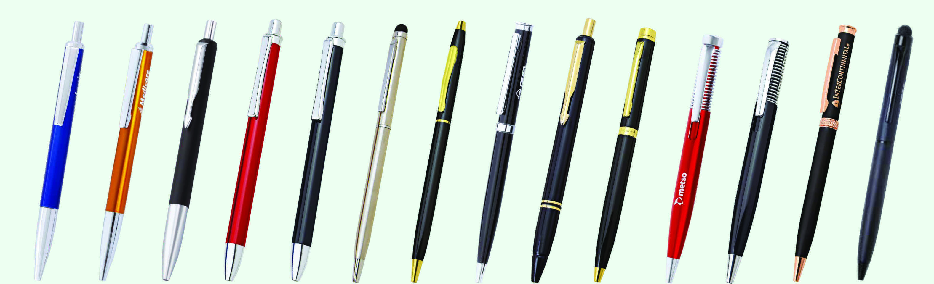 Metal Pen - Pure Brass Body, Standard Size | High Quality Ink, Full Metal Design, Logo Printing Options, Gift Packaging Available