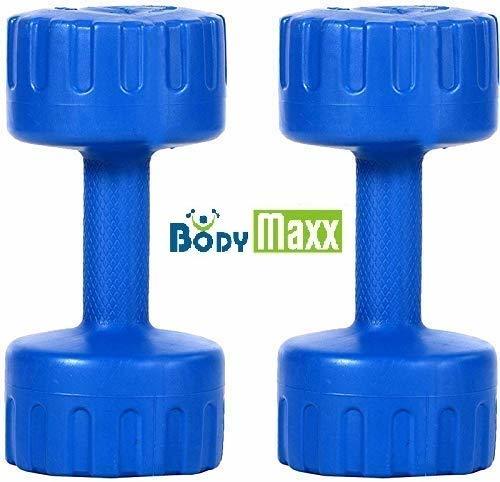 Pvc Dumbbells - Pvc Coated, 1-5 Kg Sizes, Blue Color | Highly Durable, Ideal For Muscle Gain And Strength Training At Home And Gym