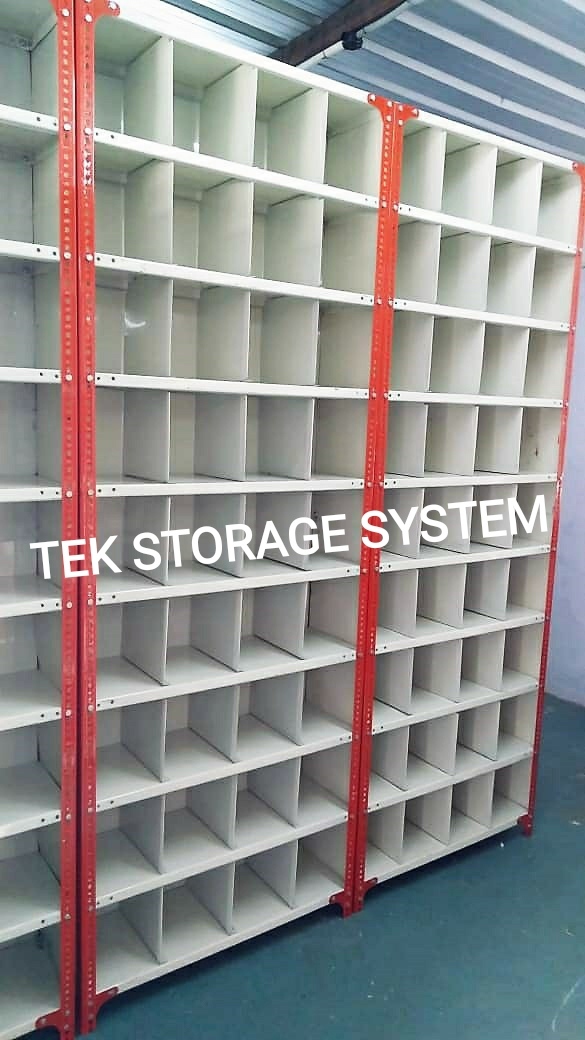 Dark Grey Pigeon Hole Rack